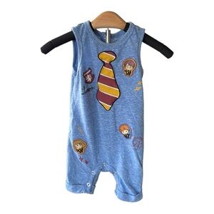 ♥️Harry Potter♥️Infant Graphic print sleeveless one Piece shorts, size (3-6m.)